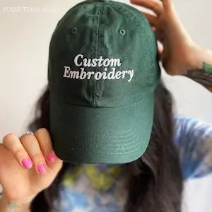

Custom Embroidered Hat Personalized Dad Cap Embroidery Logo Baseball Hat Your Own Text Bachelorette Small Business