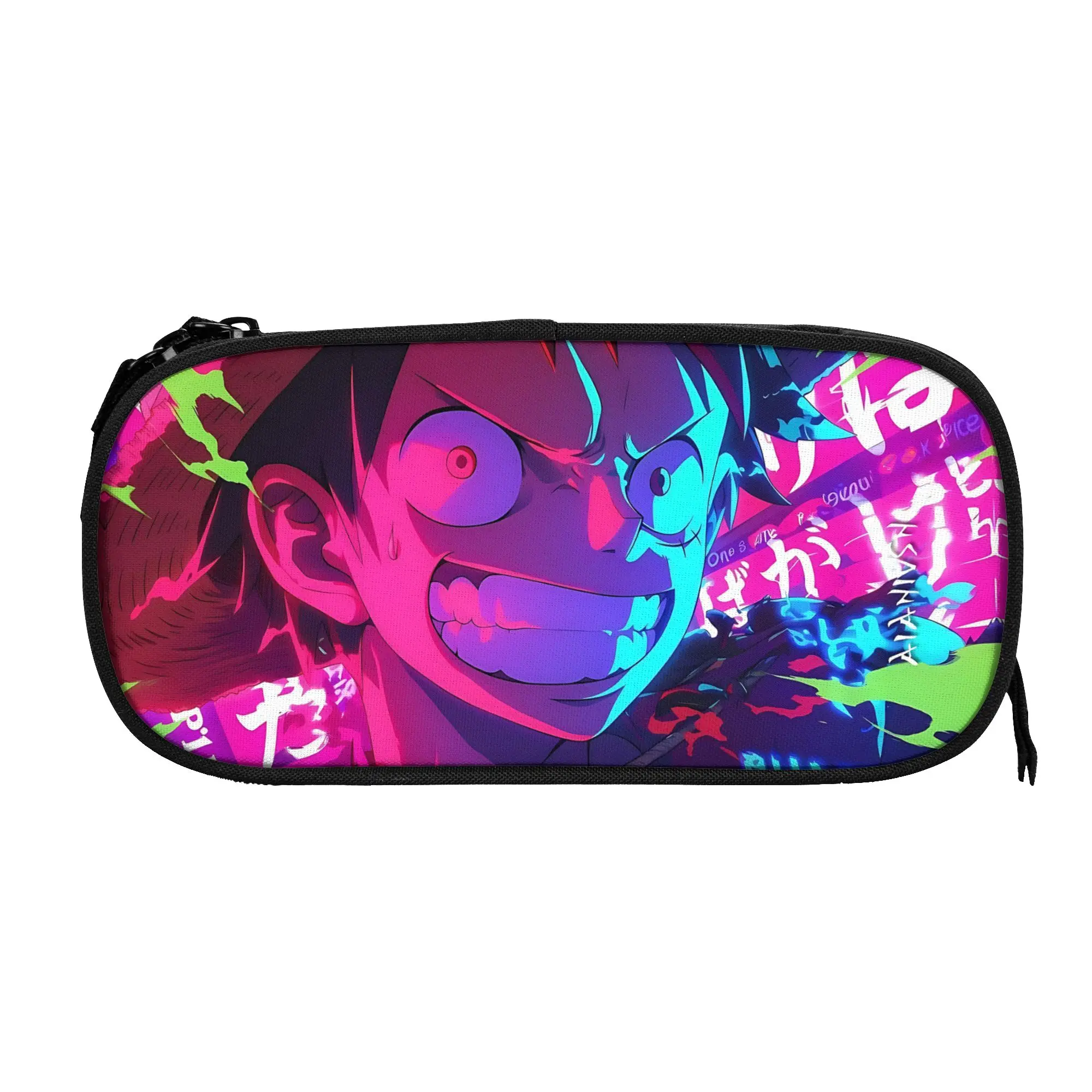 Custom Anime One piece Theme Large Capacity Bags for Child  Handheld Study Bag for Boys Gilrs Kids