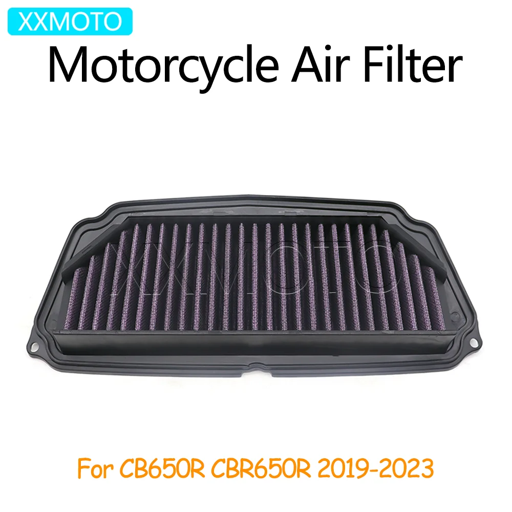 

For Honda CBR650R CB650R CBR 650R CB 650R CBR650 CB650 R 650 2019-2021 2022 2023 High Flow Motorcycle Air Filter Intake Cleaner