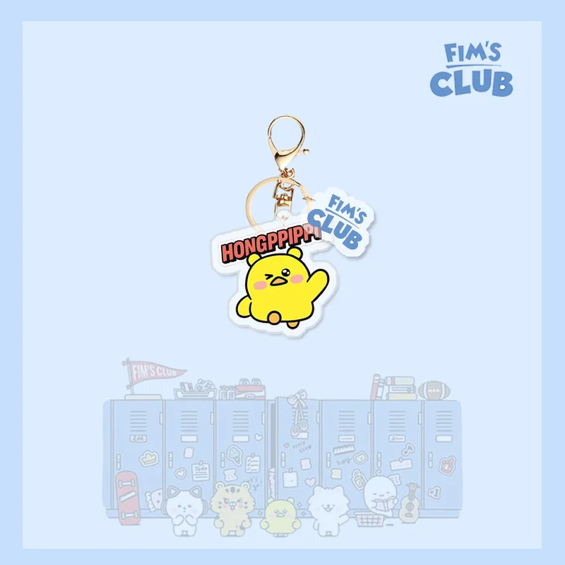 kpopNew Album Cartoon Style Acrylic Double-Sided Keychain Pendant Accessory