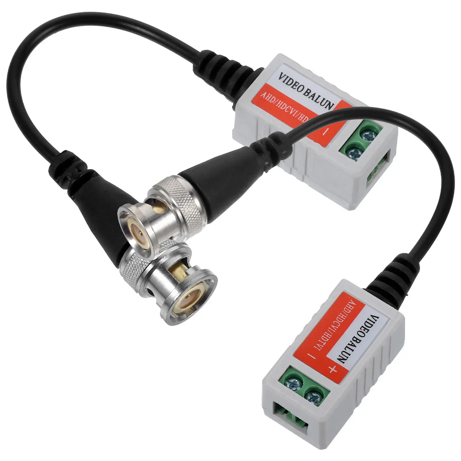 High Performance Passive Video Transceiver Cables Bnc to for Cctv Surveillance 2000Ft Interference