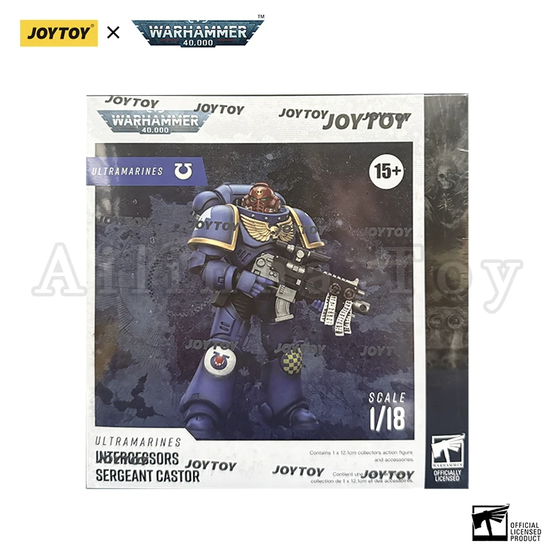 JOYTOY 1/18 Action Figure (3 PÇS/SET) 40K Heroes Of The Chapter Re-edição Versão Anime Coleção Modelo Militar