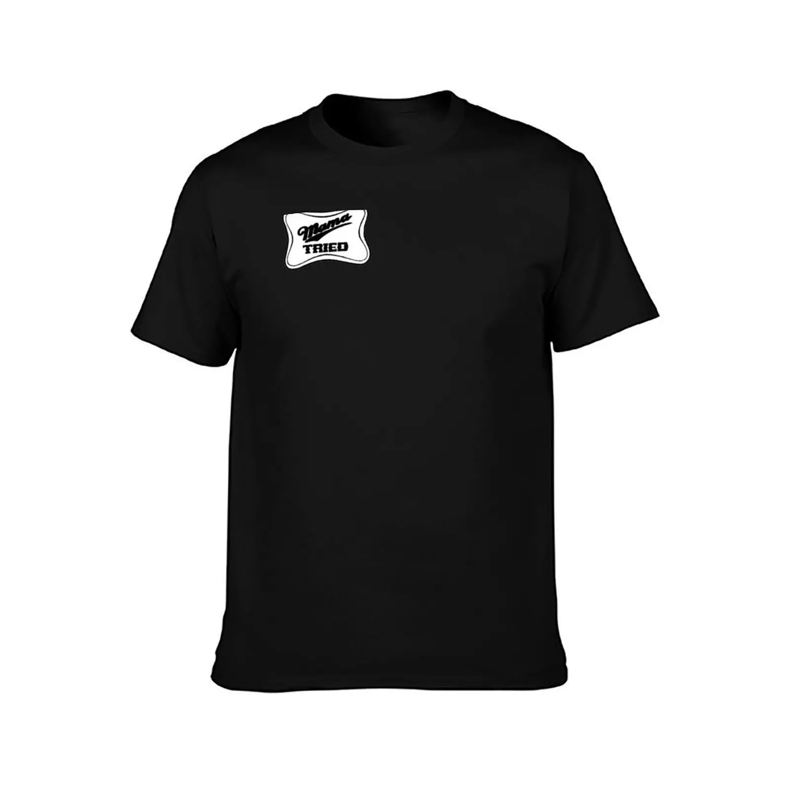 Mama Tried T-Shirt, Summer Casual Cotton Tee, Oversized Streetwear Tops, Vintage Graphic Print, Loose Fit Short Sleeve