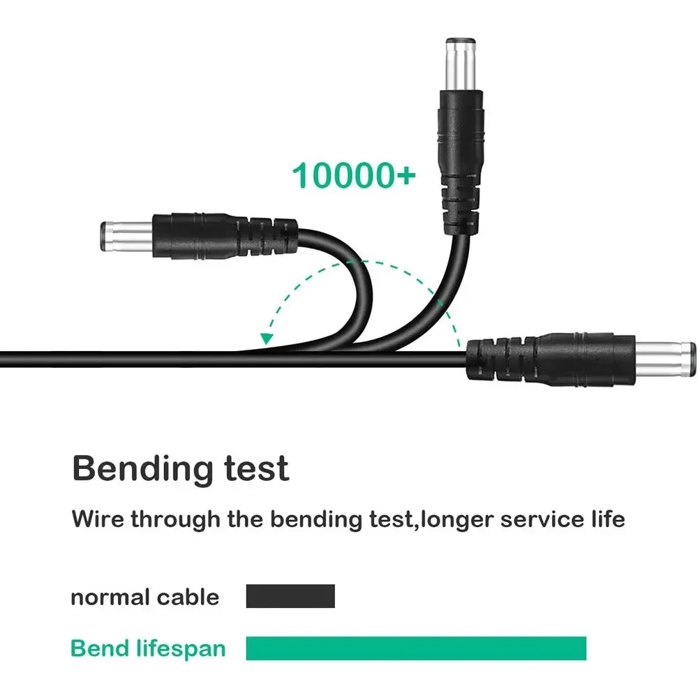 Cavo di alimentazione da USB/tipo C a cc 10 adattatore per spina cc cavo di ricarica di alimentazione per telefoni con altoparlanti Bluetooth