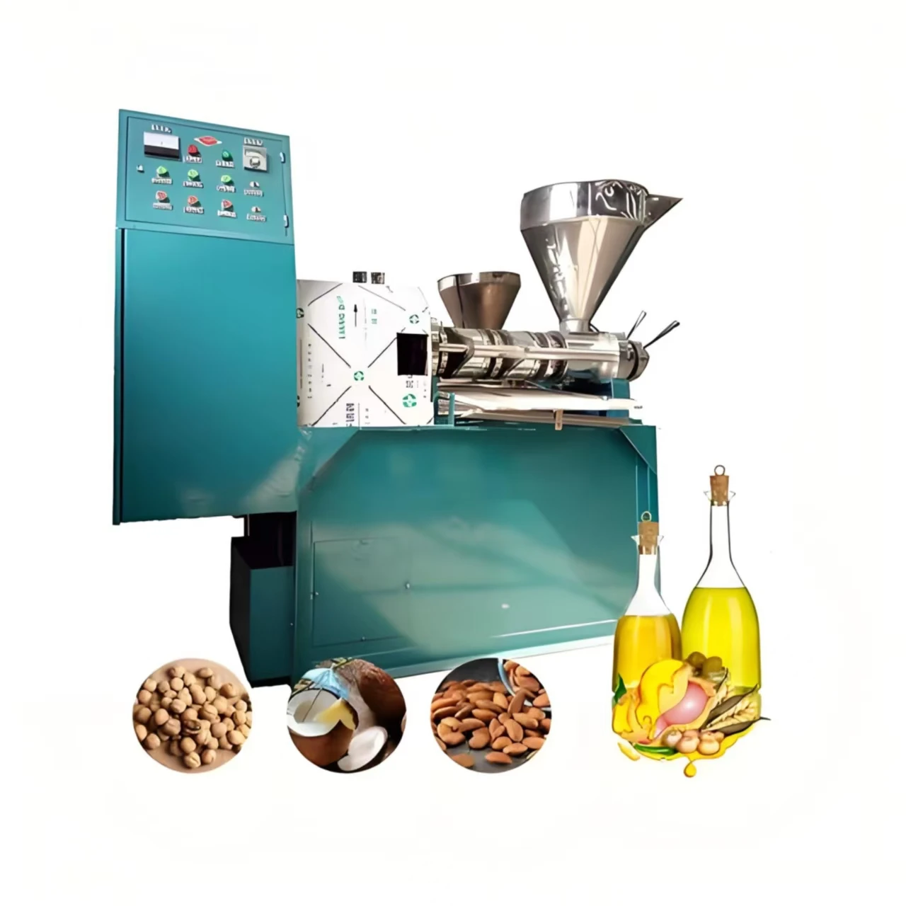 6YL-125 Spiral Cooking Oil Making Sunflower Seed Cold Oil Presser Sesame Peanut Soybean Oil Press Machine