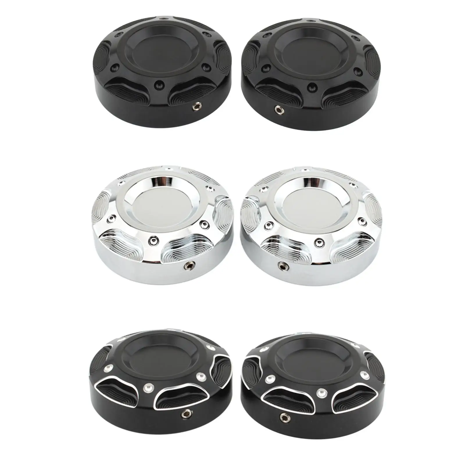 2x Motorcycle Frame Hole Decorative Cap Motorcycle Accessories Easy Installation, 54mm Aluminum Alloy for x350