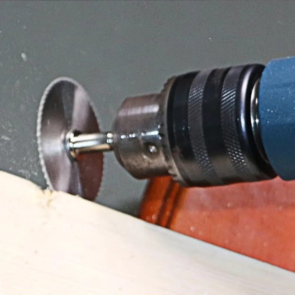5ps HSS Circular Wood Cutting Saw Blade Discs + 2ps Mandrel Drill For Rotary Tool HSS high speed steel circular saw blades toos