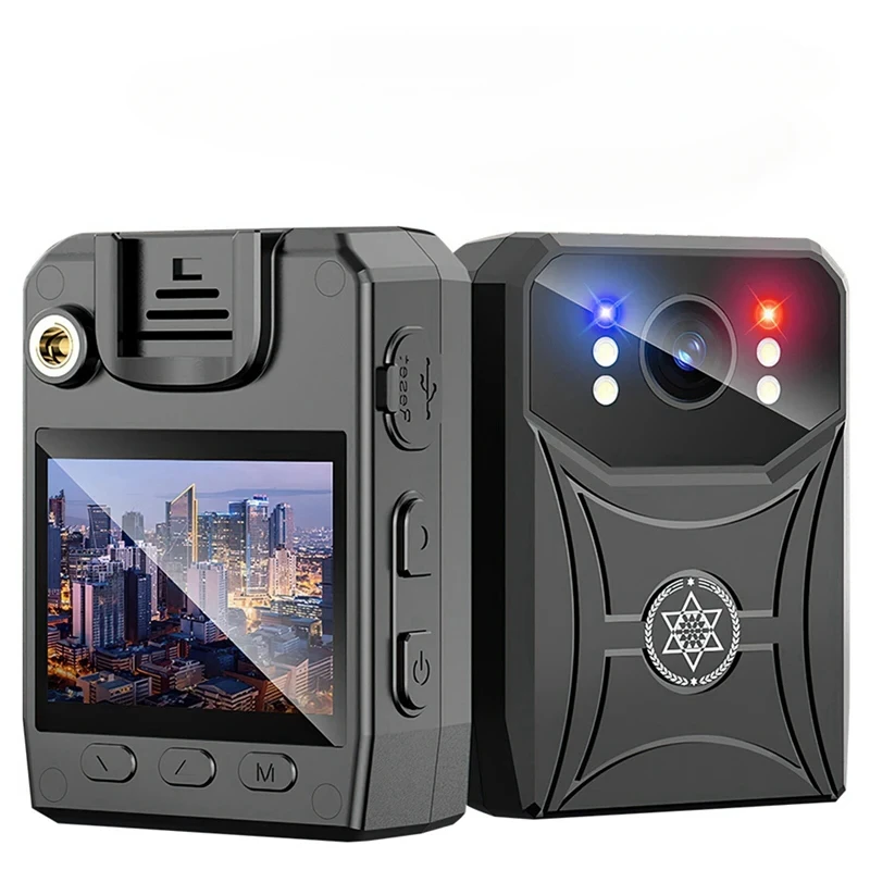 B-M 4K Mini Police Camera Digital Video Recorder Camcorder Camera IR Night Vision Body Camera Sports Back Clip