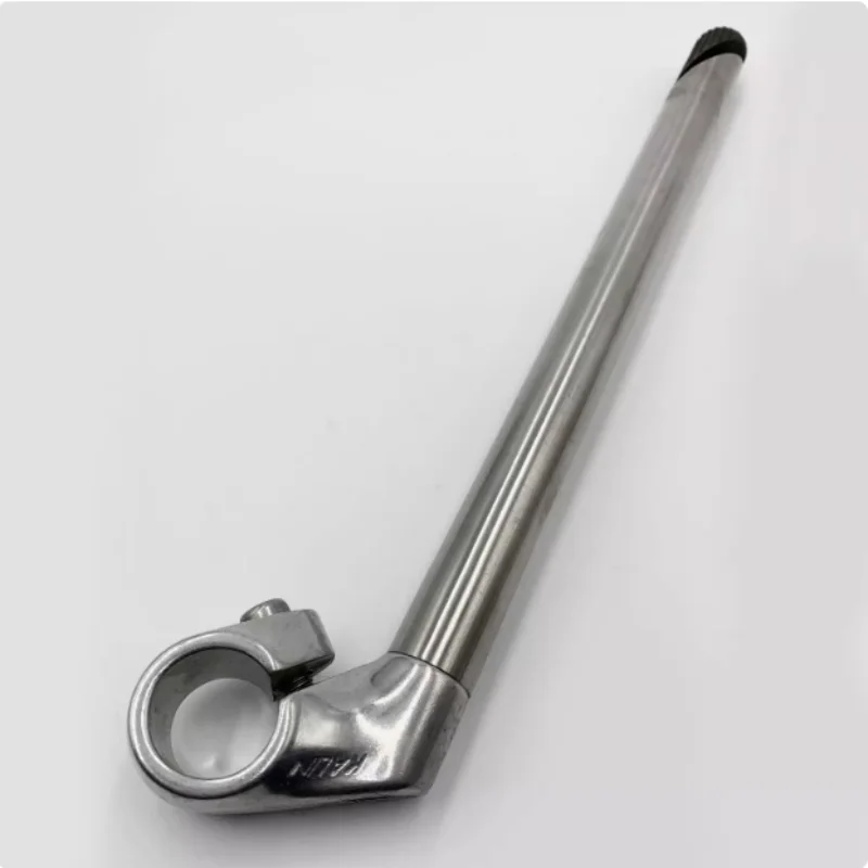 Bicycle Handlebar riser, Aluminum, Goose Head, Folding, Customized, Stainless Steel, 300mm