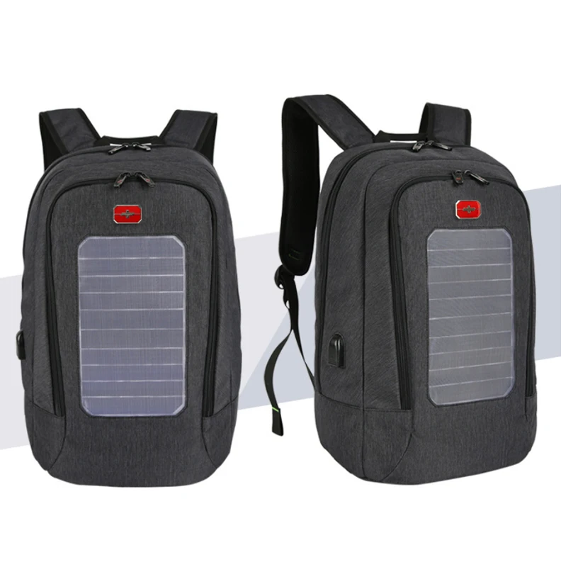 

Multifunctional outdoor waterproof solar power business travel laptop backpack bag with USB charging