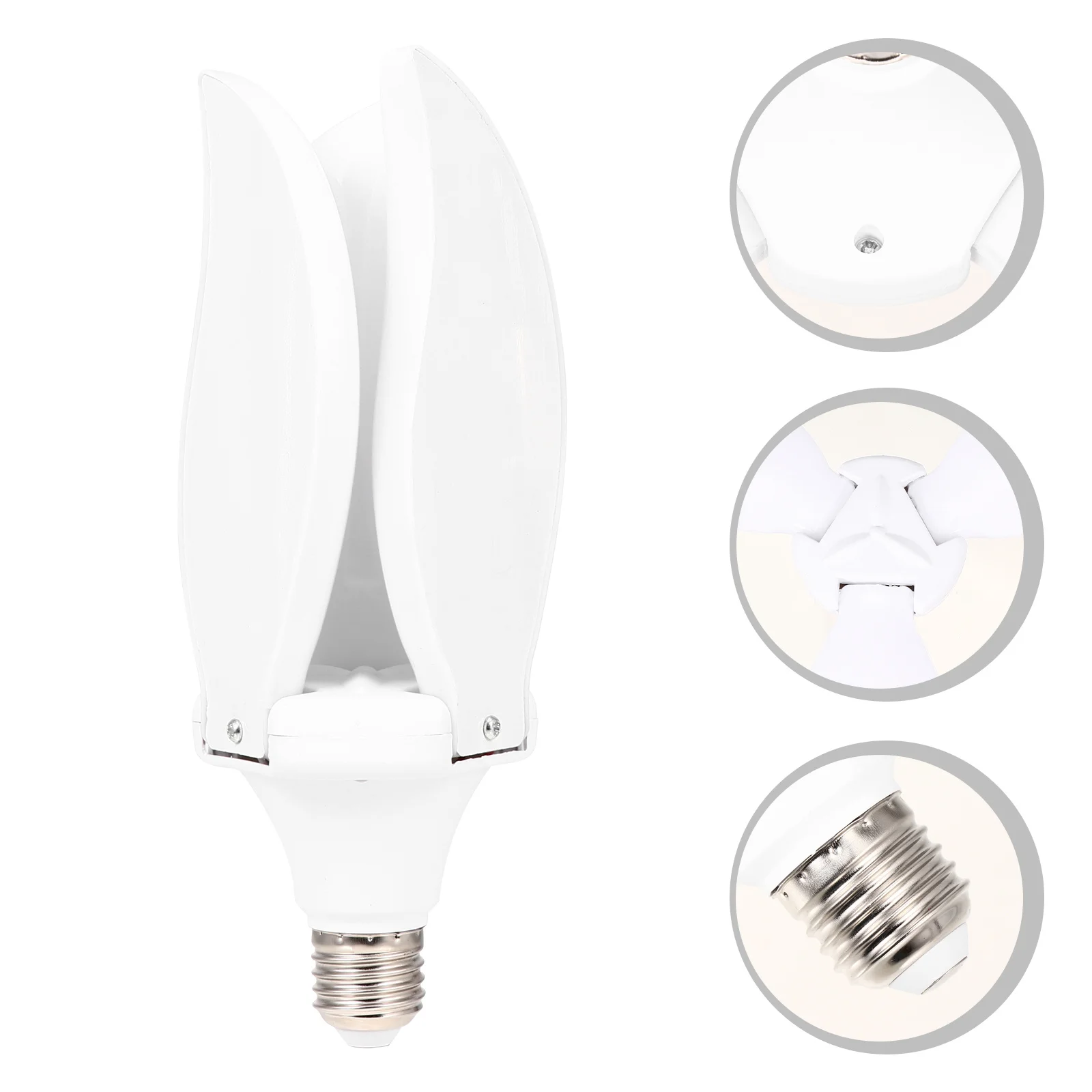 

1Pcs Three-Leaf Bulb Folding Fan Ceiling Light Durable High Quality Indoor Household Lamp 3- Light Folding Fan Lights