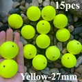 15pcs Yellow-27mm
