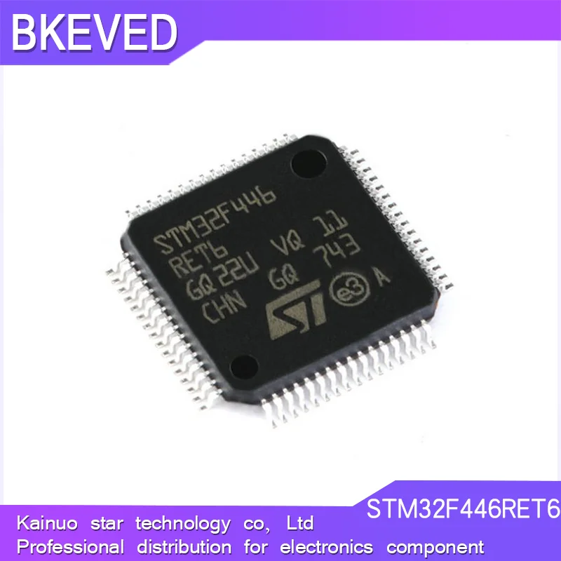 100% New Original STM32F446RCT6 STM32F446RET6 STM32F446VCT6 STM32F446VET6 STM32F446ZCT6 STM32F446ZET6 STM32F446 IC MCU LQFP-64