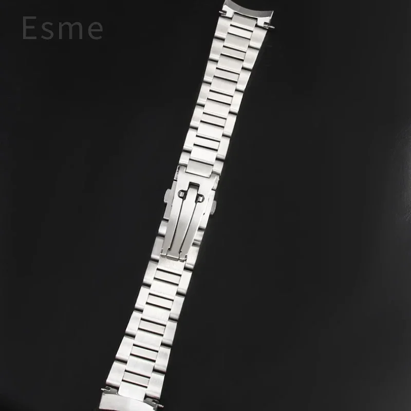 Pulseira de aço sólido finamente trabalhada, fivela dobrável para tag heuer carrera heritage monaco, à prova d'água, confortável, 22mm