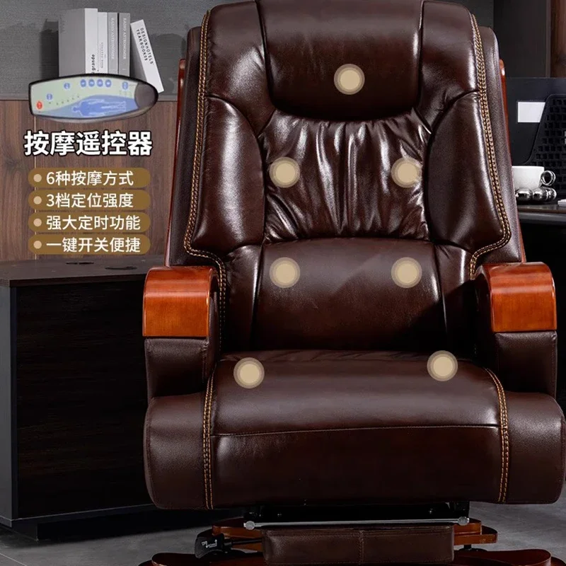 Executive Computer Office Chair Nordic Comfortable Designer Throne Office Chair Leather Reading Sillas De Oficina Home Furniture