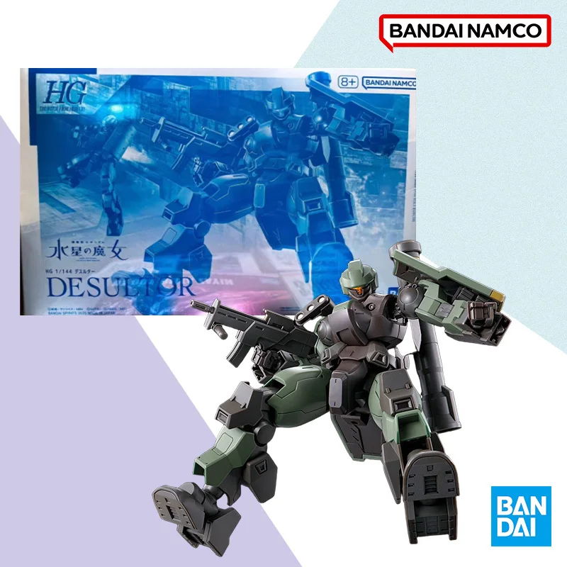 

Bandai В наличии HG TWFM 1/144 Оригинальная коробка DESULTOR Aninm, полная фигурка в сборе, модель игрушки, подарки для детей, набор ударов