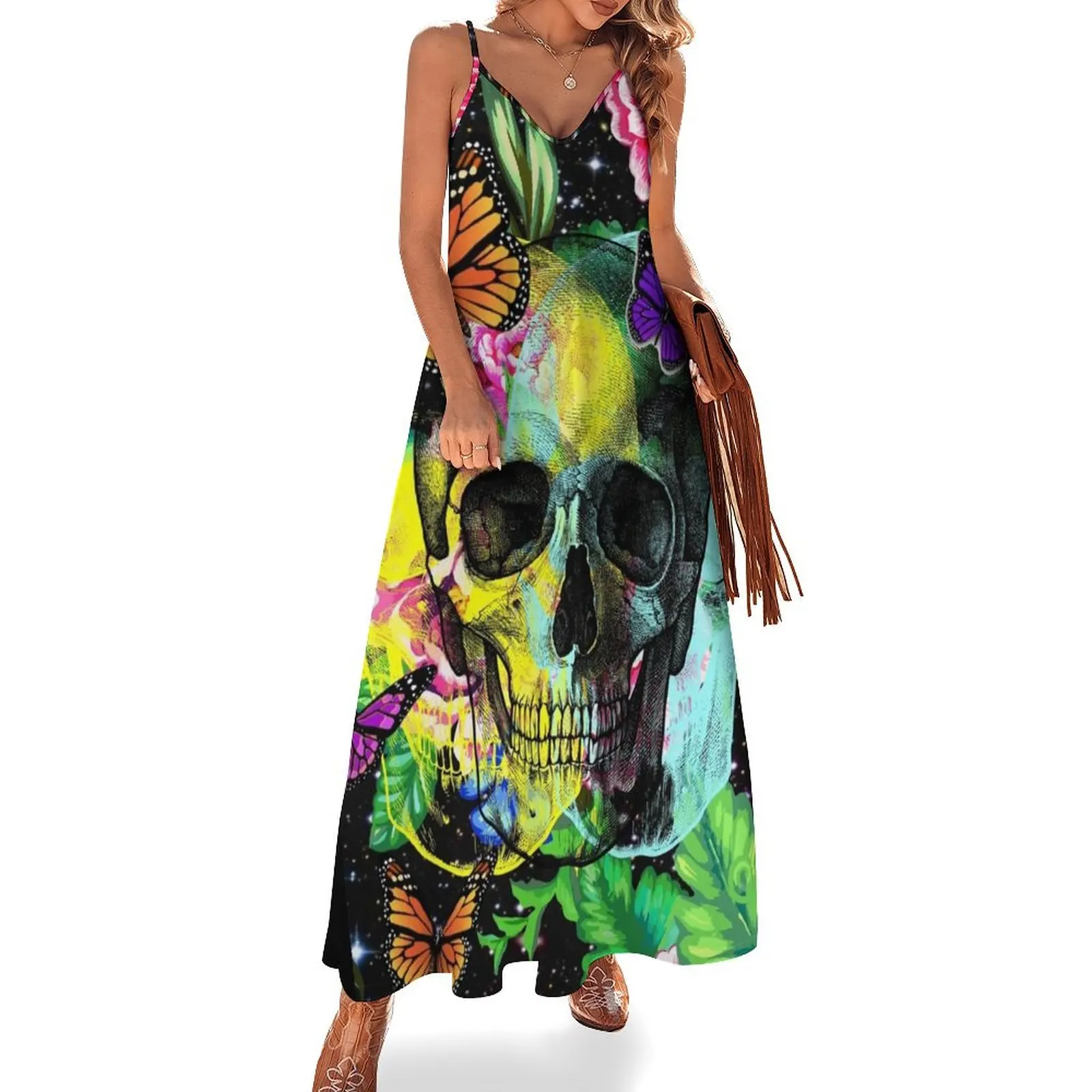 

Spiritual Rock Sleeveless Dress Evening gown Woman fashion Dress