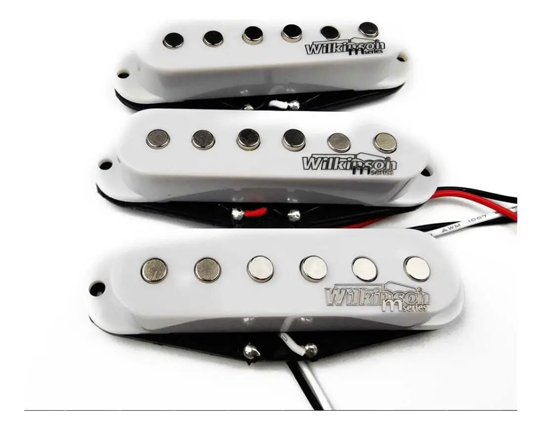 Wilkinson WOVS Electric Guitar Pickup Lic Vintage Single Coil ST White