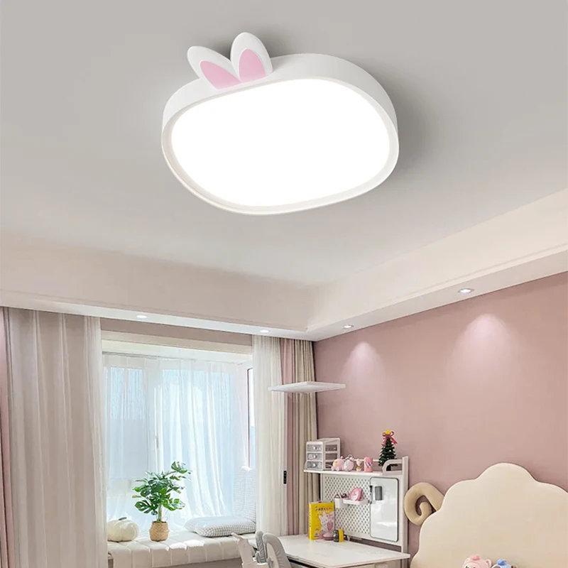 Full Spectrum Eye Protection Children's Room Bedroom Lamp Creative Personality Warm And Cute Girl Room Ceiling Lamp Modern Lamps