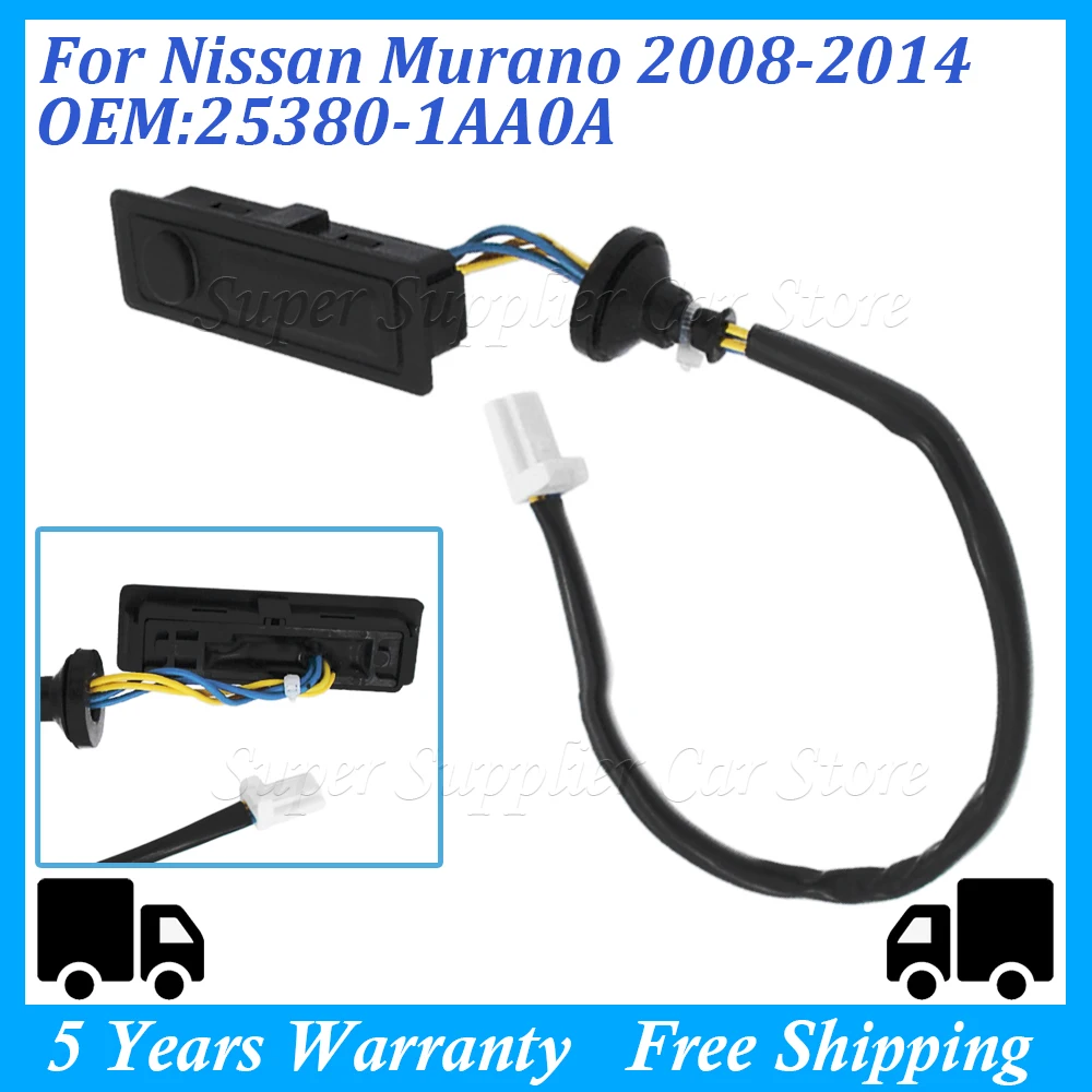 For Nissan Murano 2008 2014 25380 1AA0A Tailgate Trunk Opener Release High Quality Rear Hatch Lift Gate Release Switch