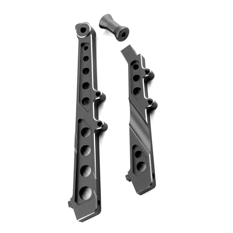 Aluminum Front And Rear Chassis Brace For ARRMA 1/7 Limitless Infraction 6S BLX RC Car Upgrades Replacement Black