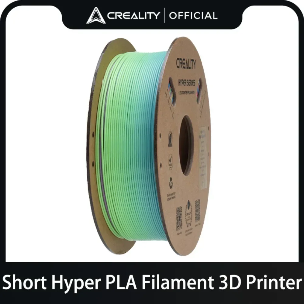 CREALITY Hyper Rainbow PLA Filament 3D Printer Wild Blossom-Short Gradient 3D Printing Additive Manufacturing 1.75mm 1KG