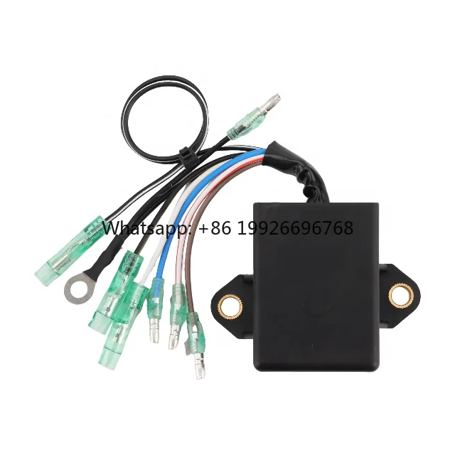 

63V-85540-00 Motorcycle CDI Box Replacement for 2 Cylinders Stroke Yamaha Outboard Motor Engine Parts