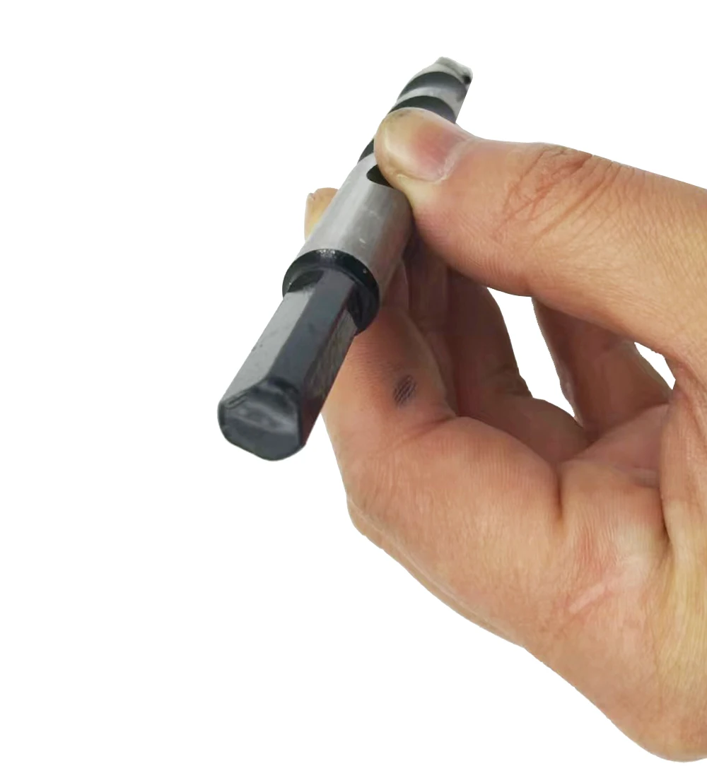 The New 1 Sets Multifunctional Twist Drill Hole Make Triangle Hex Shank Drill Bits For Ceramic Tile Concrete Glass Marble Etc.