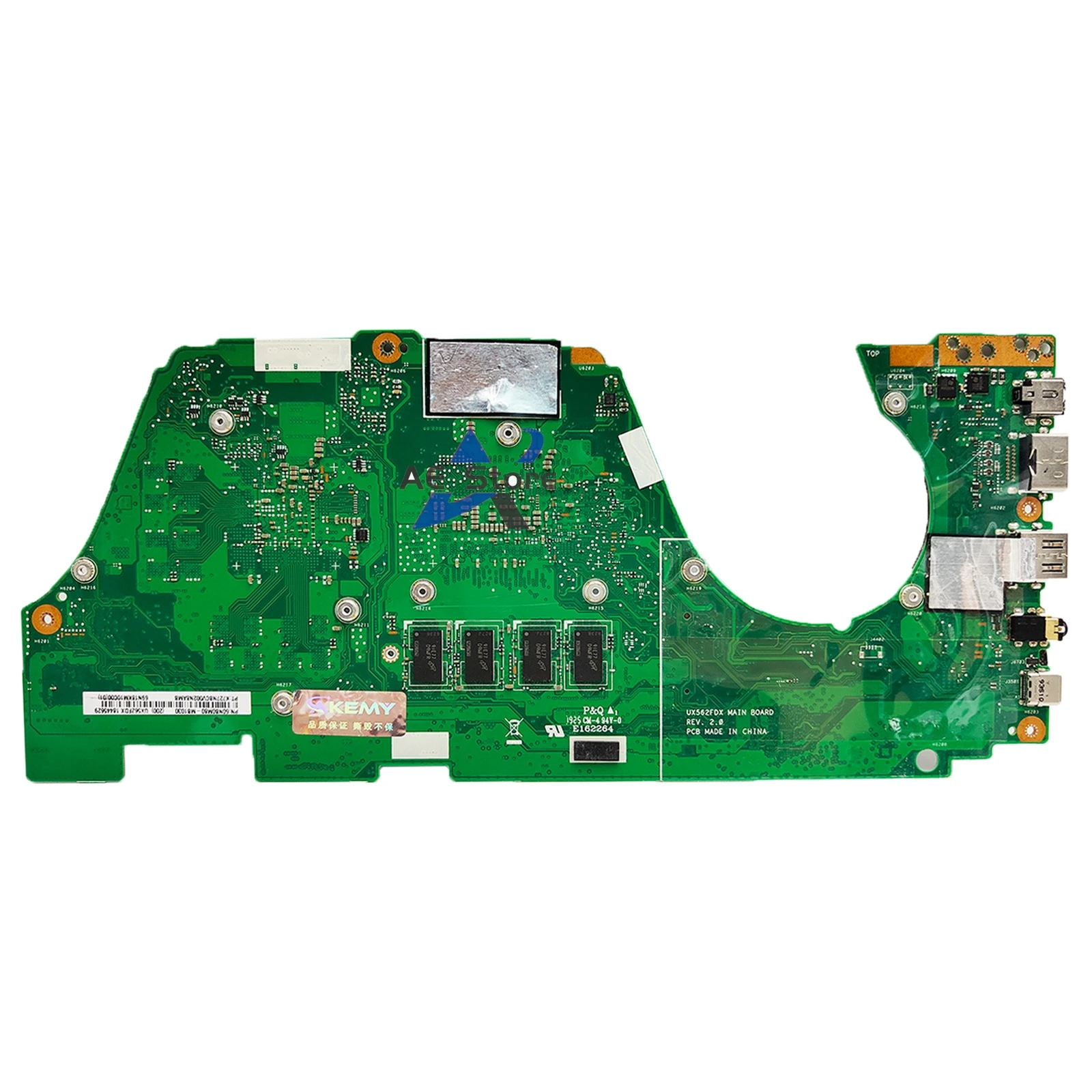 Imagem -03 - Placa-mãe do Portátil para Asus Ux562 Ux562fd Q536fd Q536fdx i5 i7 8ª Geração Ram M16gb 12gb Gtx1050-v2g Ux562fdx