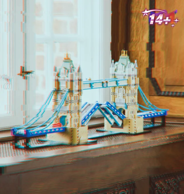 2026 new Adult Large Architecture Drawbridge Block Display, Gift Oriented Challenging Model 3745pcs Adult  Party Christmas Gifts
