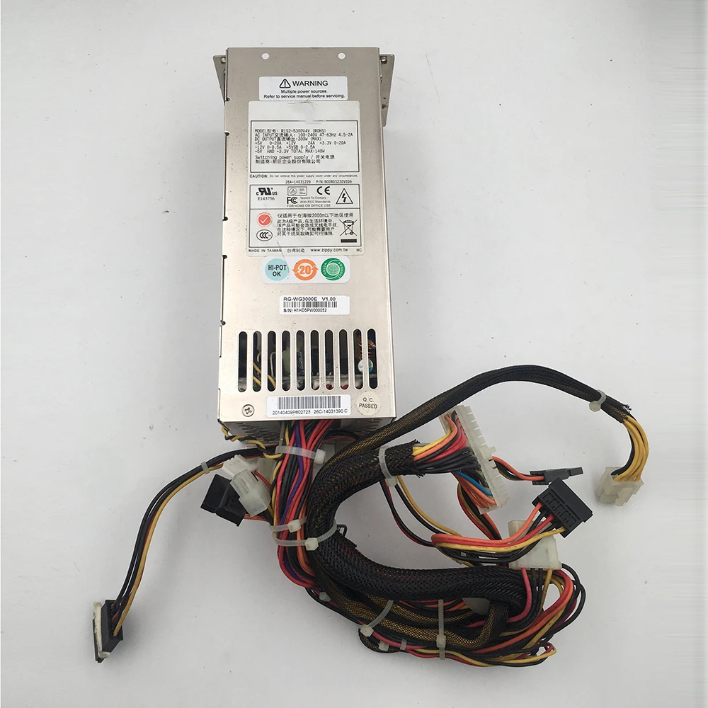 Server Power Supply For Zippy R1S2-5300V4V 300W Fully Tested