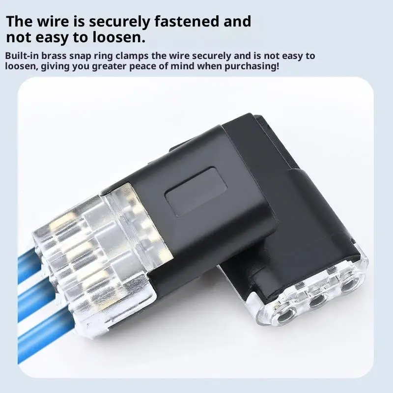 ** 1/10Pcs Free Stripping Quick Cable Connectors D3 Electric Wire Connector 3 Line Interconnection Automotive Terminal Connector
