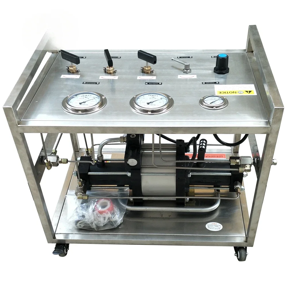 

Pneumatic High Pressure Nitrogen oxyge Helium N2O CO2 O2 transfer filling Pump