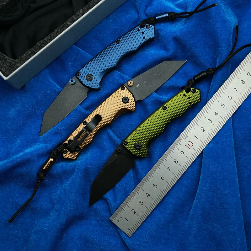

LEMIFSHE Full Immunity 290BK-2 290 Ball Bearing Aluminum Handle Mark M4 Pocket EDC Tool Camping Hunt Outdoor Folding Knife