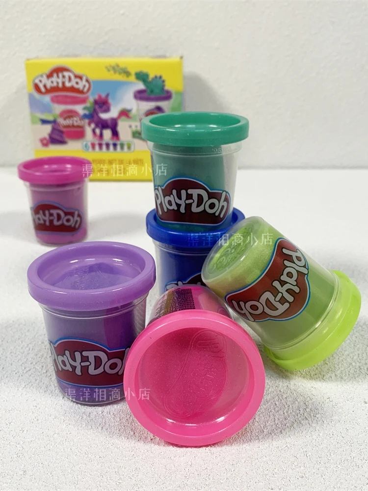 Hasbro Play-Doh Sparkle 6 Sparkle Clay Tool Set Children's Toy Girl's Birthday Gift Toys