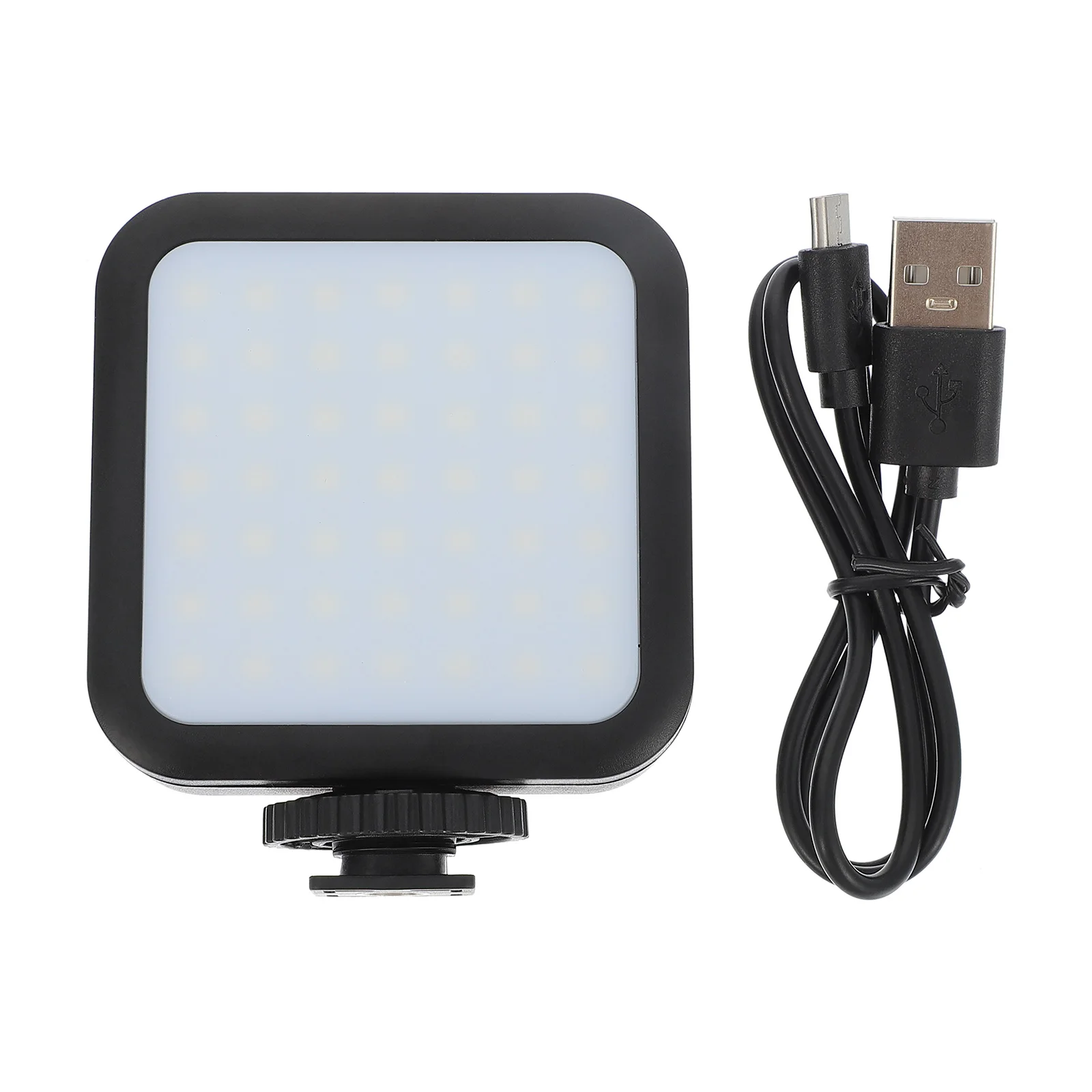 

RGB LED Photography Lamp Video Portable Lightweight Soft Uniform Realistic Colors Practical Gift ABS Material Operated