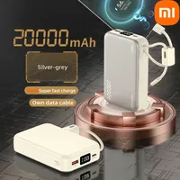 xiaomi--20000mAh Power Bank – 66W Fast Charging, CCC Chinese Certified, Built-in Cable | for Huawei Samsung iPhone More