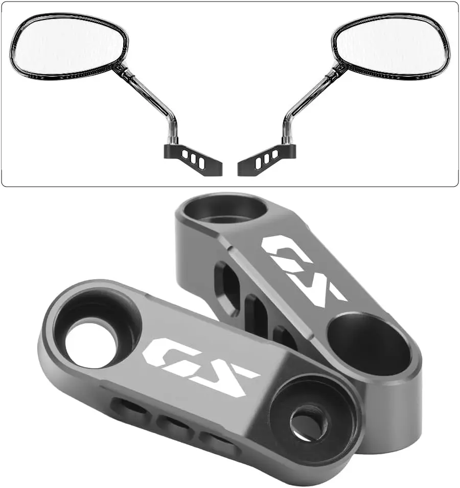 Motocicleta Espelhos Bracket para BMW, R1300GS, R1300GS, aventura, F800GS, F900GS, F900GS, aventura, montagem no espelho, Moto Acessórios