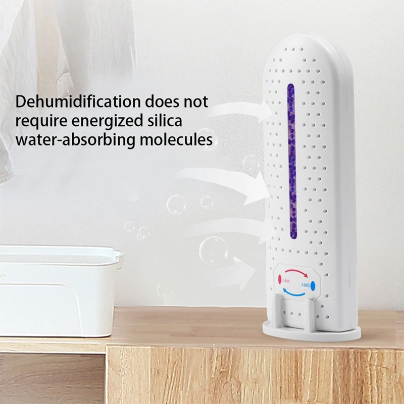 A87Z Mini Air Dryer Bathroom Bedroom Dehumidifying Recyclable Moisture Absorber Wardrobe Portable Indoor Dehumidifier