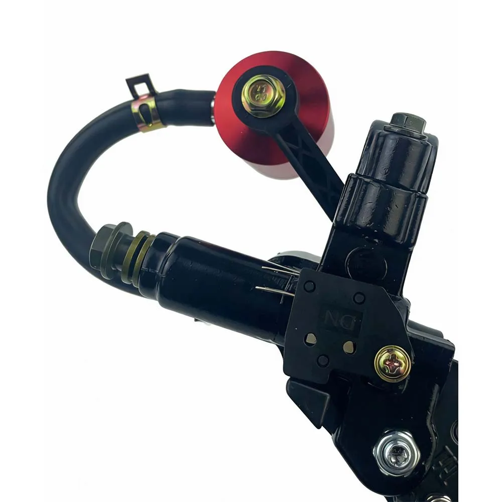22mm 7/8'' CNC Hydraulic Brake Master Cylinder, 6-Way Adjustable Lever, Aluminum Oil Cup for Racing Motorcycle E-Bike