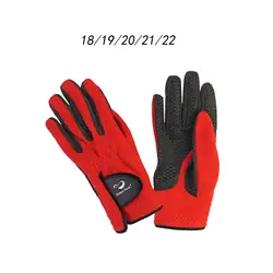 Golf Gloves Suede Elastic Left Right Pair Golf Gloves for Winter Season Men