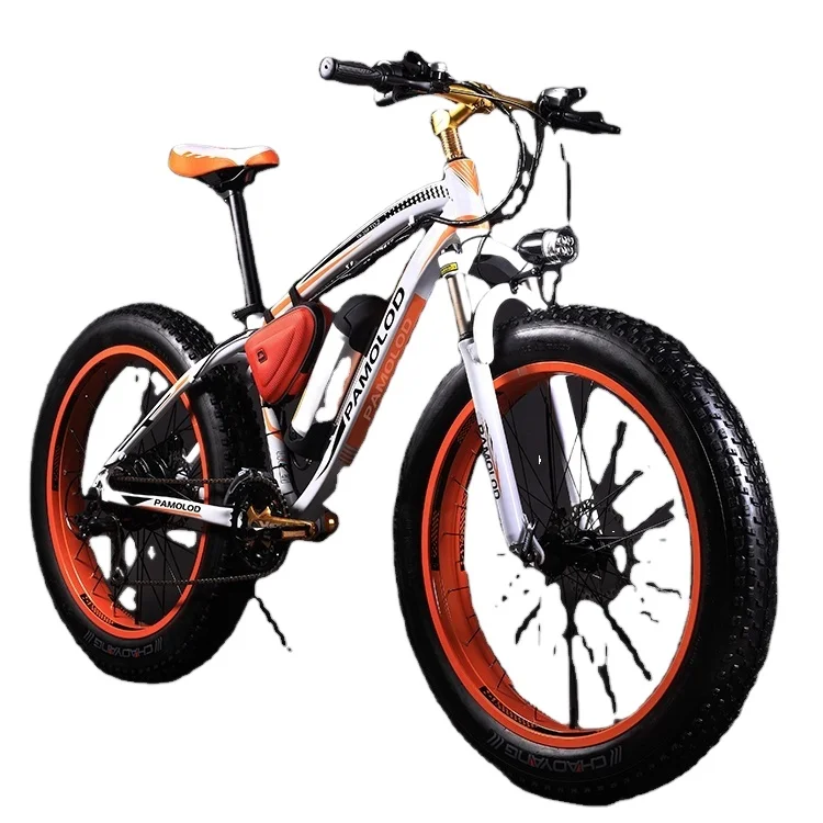 

Portable 21 Speeds 26 Inch Fat Tire 48v Battery 500w Bicycle