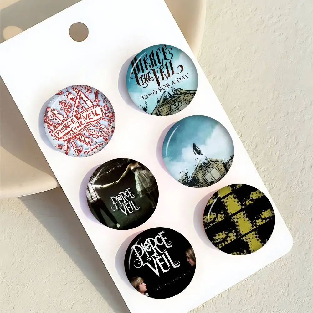 Pierce The Veil Musikband Kreative Weiche Blech-Anstecknadeln Tier-Icon Brosche Reversnadel Rucksack-Abzeichen Accessoires Pin
