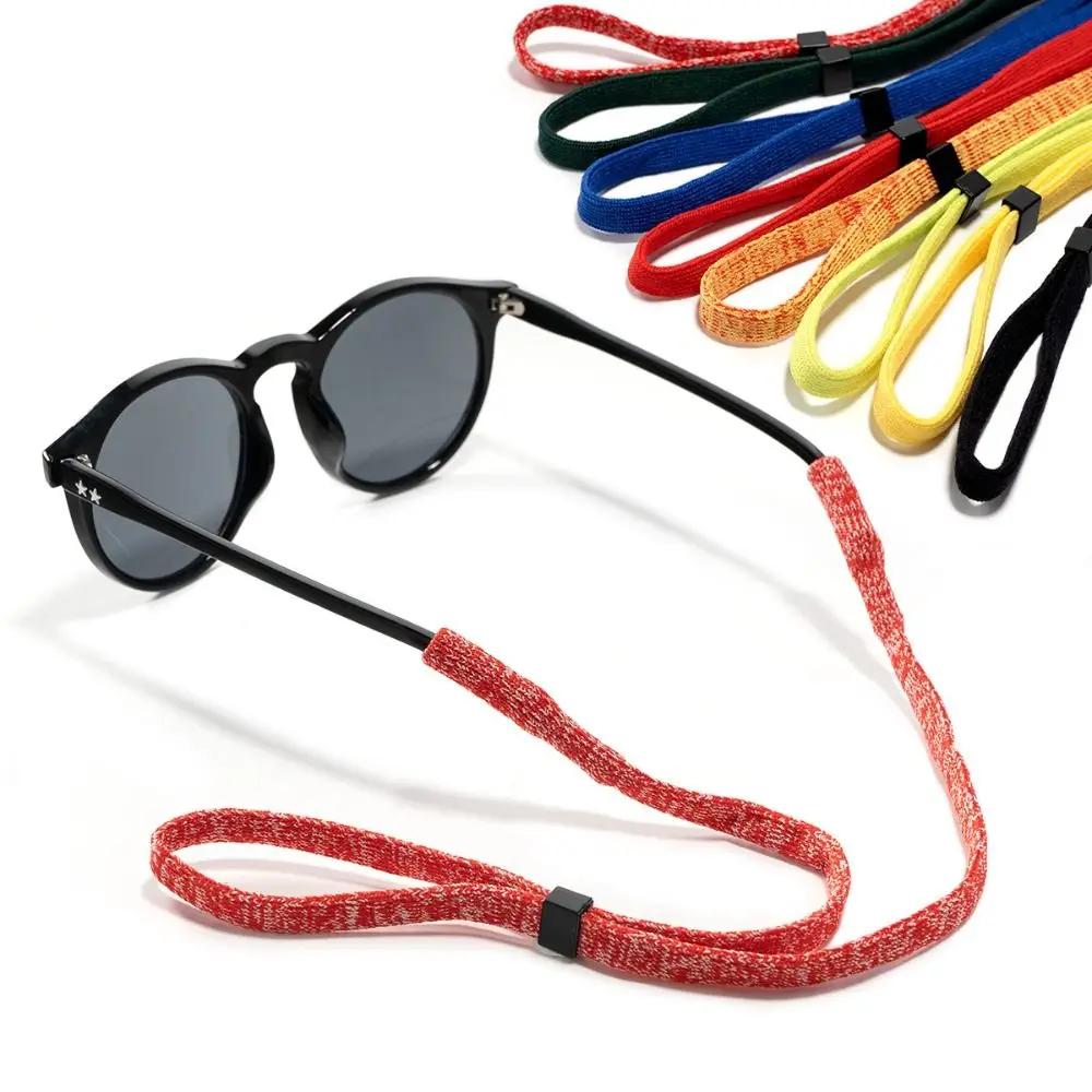 New Anti-slip Eyewear Cord Unisex Polyester Sunglasses Lanyard Strap Elastic Strap Long Strap Glasses Chain Cord Holder