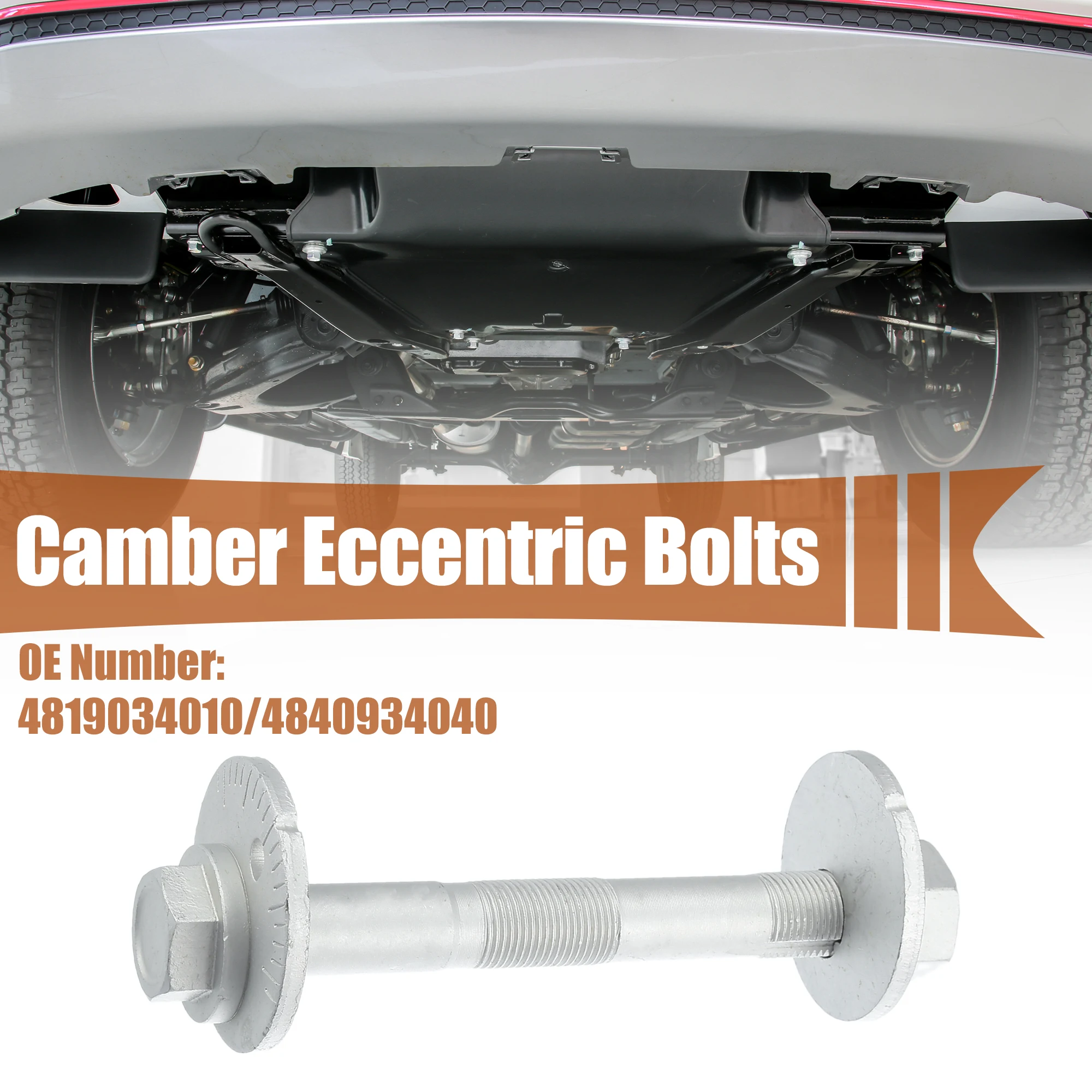 

UXCELL 1 Set Eccentric Alignment Camber Bolt for Toyota Tundra 2007-2008 No.4819034010 4840934040