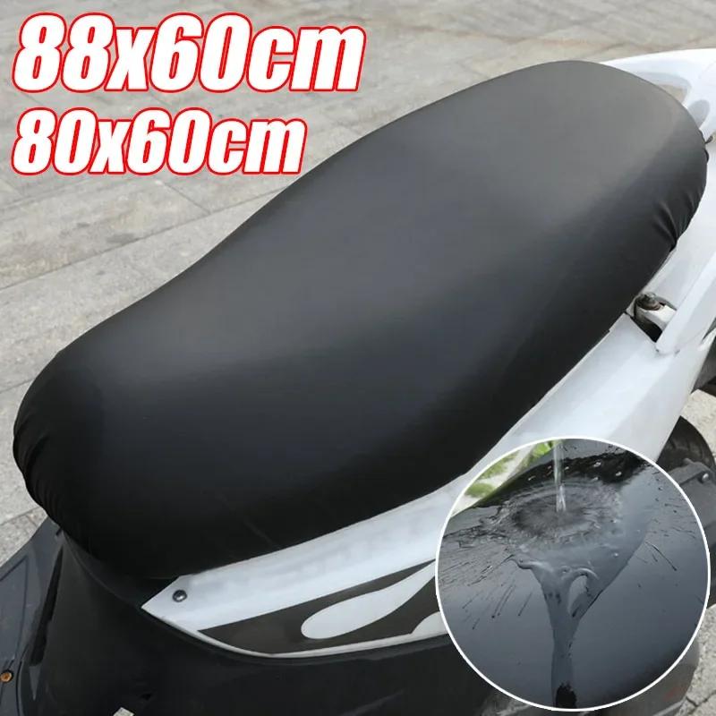 

Motorcycle Seat Cover High Elasticity Waterproof Cushion Cover Protector Dustproof Seat Cover for Motorcycle Electric Scooter