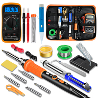 Adjustable Temperature Soldering Iron Kit 110V 220V 60W Soldering Iron Welding Tool Kits