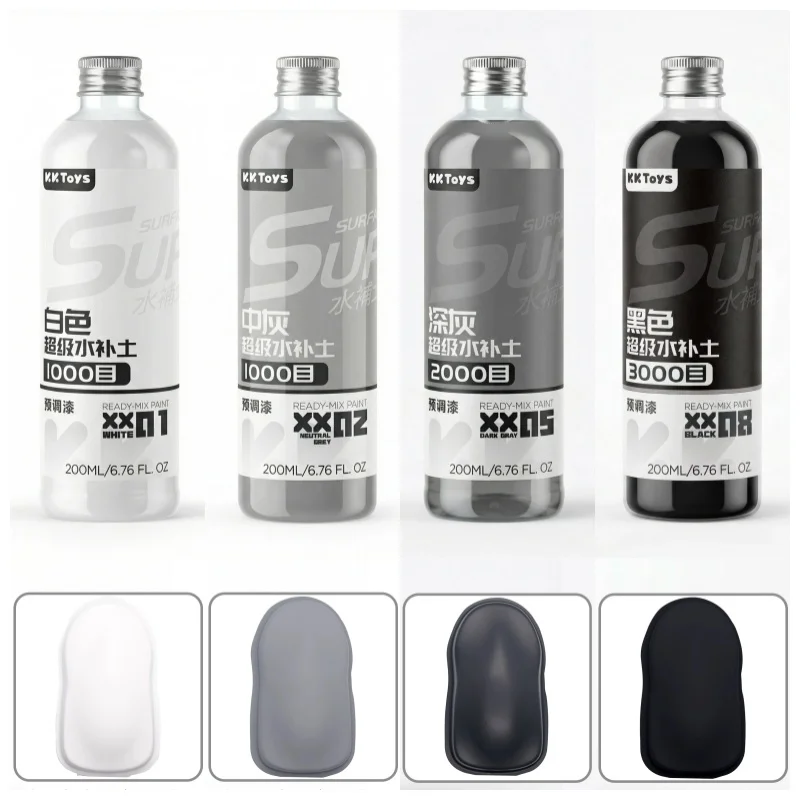 200ML Paint Primer Grey Oiliness Pre Mixed Model Spraying Coloring No Dilution Required Super Water Replenishment Soil