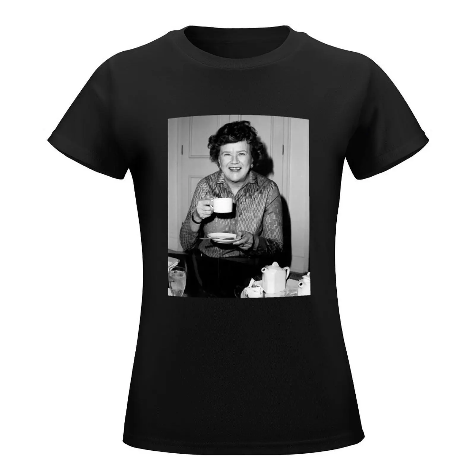 Julia Child T-Shirt heavyweights sports fans tees aesthetic clothes black t shirts for Women