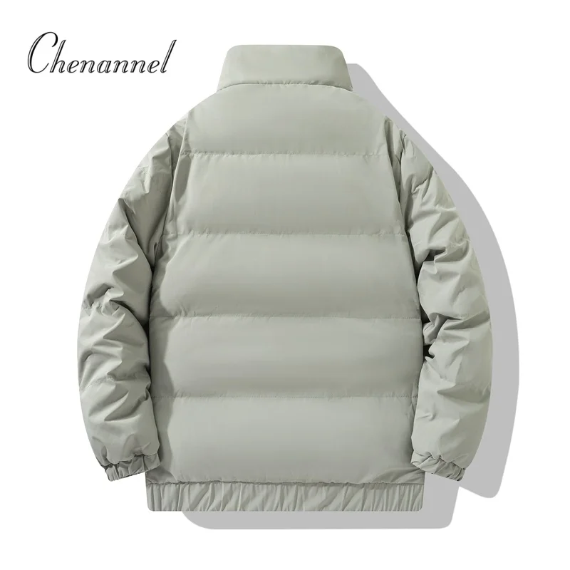 Abbigliamento imbottito in cotone da uomo autunno e inverno giacca imbottita in cotone ispessito alla moda vestiti da pane giacca con colletto rialzato